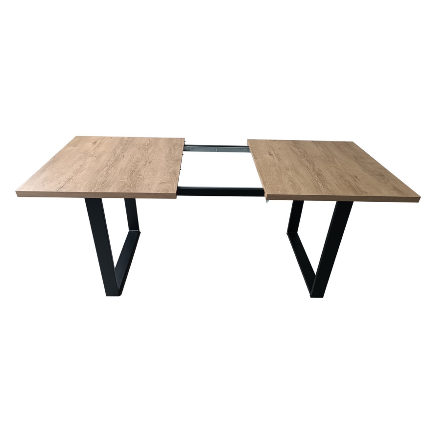 Uitschuifbare eettafel COLIN eiken