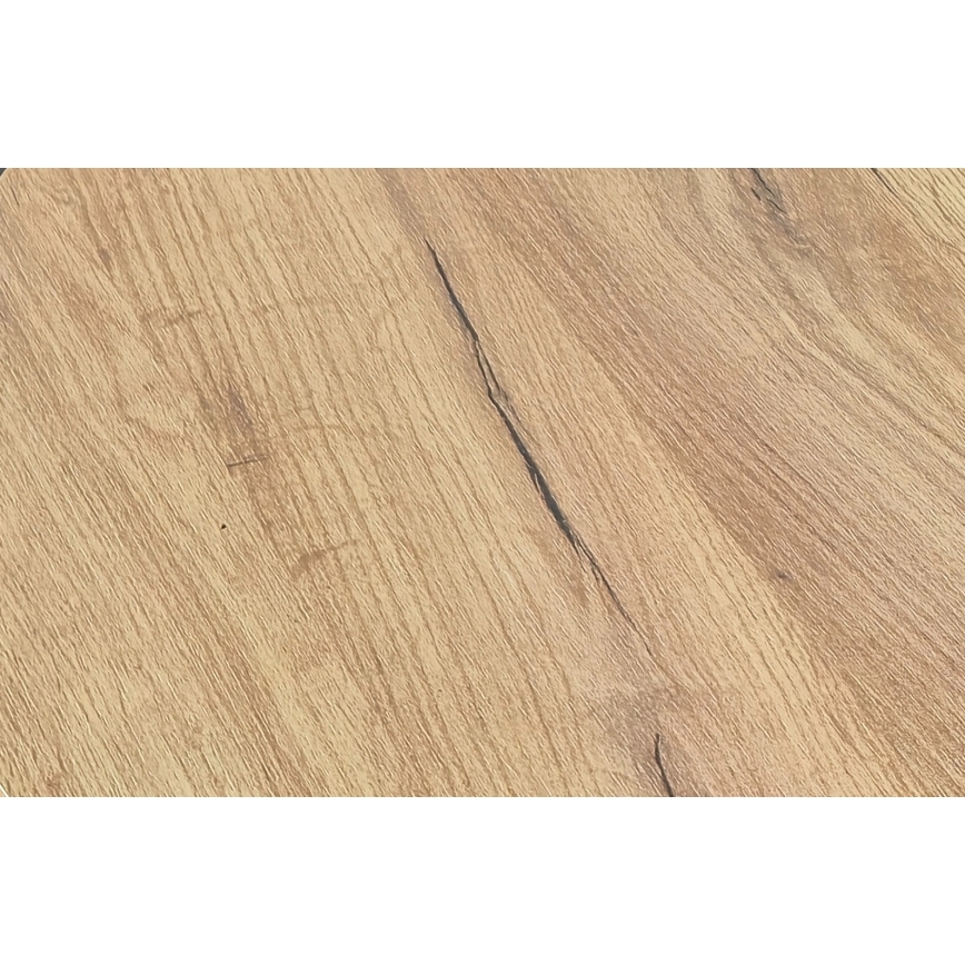 Uitschuifbare eettafel DOMO 150/190x80 cm craft eiken/zwart
