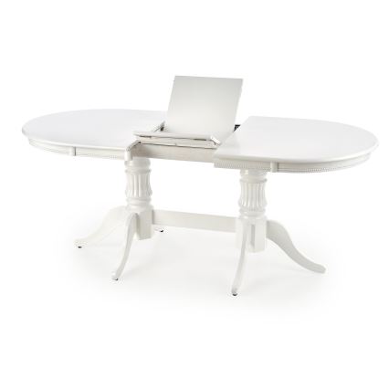 Uitschuifbare eettafel FUERTE 150/190x90 cm wit