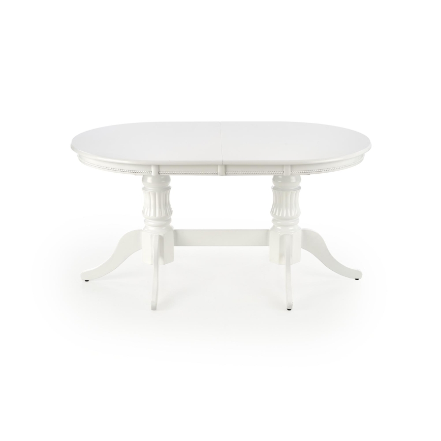 Uitschuifbare eettafel FUERTE 150/190x90 cm wit