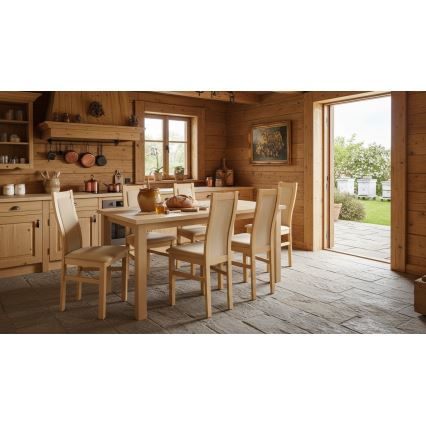 Uitschuifbare eettafel LIAM Sonoma eik