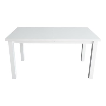 Uitschuifbare eettafel LIAM wit