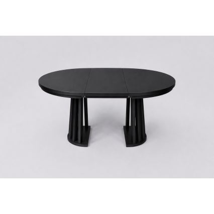 Uitschuifbare eettafel NEXUS 100/140x77 cm zwart