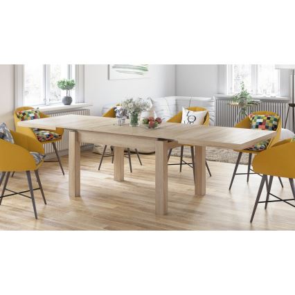 Uitschuifbare eettafel voor 12 personen RALF Sonoma eik