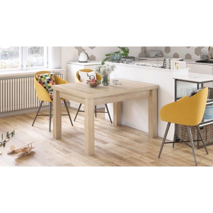 Uitschuifbare eettafel voor 12 personen RALF Sonoma eik