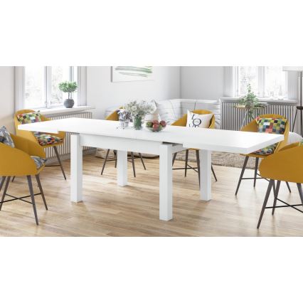 Uitschuifbare eettafel voor 12 personen RALF wit