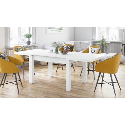 Uitschuifbare eettafel voor 12 personen RALF wit