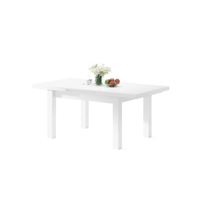 Uitschuifbare eettafel voor 12 personen RALF wit