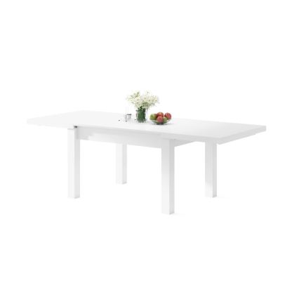 Uitschuifbare eettafel voor 12 personen RALF wit