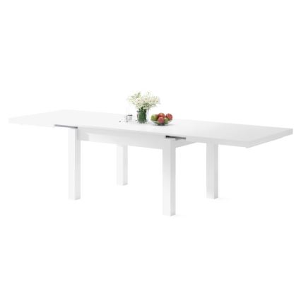 Uitschuifbare eettafel voor 12 personen RALF wit