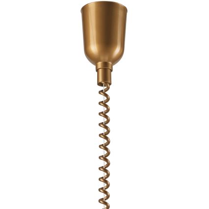 Uittrekbare plafondlamp CHIARA 1xE27/60W/230V beige/beuk