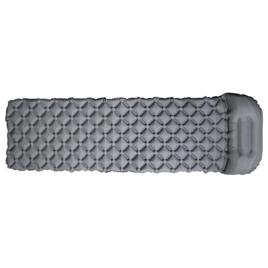 Ultralichte opblaasbare campingmat 500 g grijs