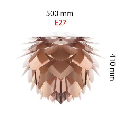 Umage 2030 - Abat-jour pour suspension, lampe de table et lampadaire SILVIA moyen E27 500x410 mm