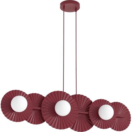 UMBRA kroonluchter aan kabel 6xG9/8W/230V, rood