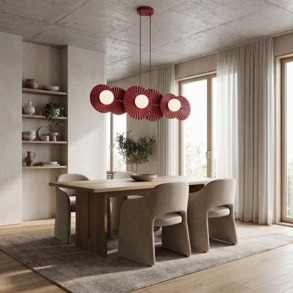 UMBRA kroonluchter aan kabel 6xG9/8W/230V, rood