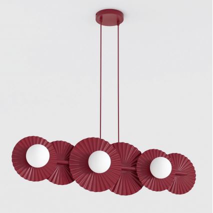 UMBRA kroonluchter aan kabel 6xG9/8W/230V, rood