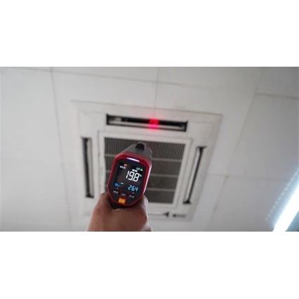 Uni-T UT303D+ - Infrarood contactloze thermometer 1x9V 6LR61 1300°C