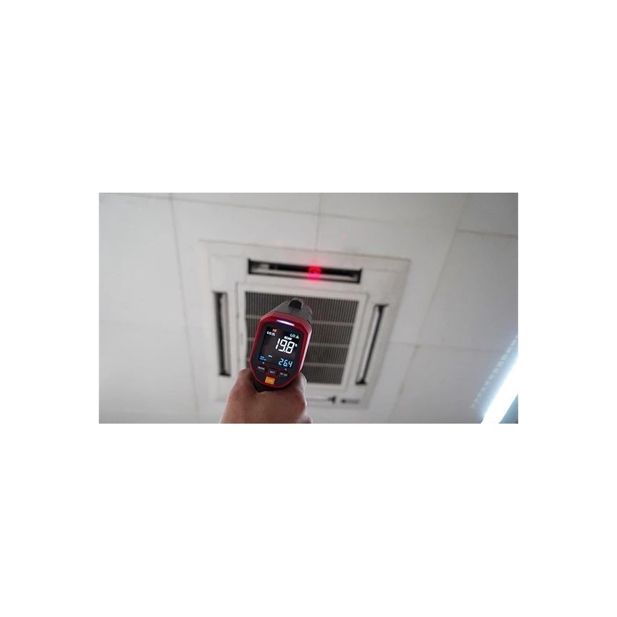 Uni-T UT303D+ - Infrarood contactloze thermometer 1x9V 6LR61 1300°C