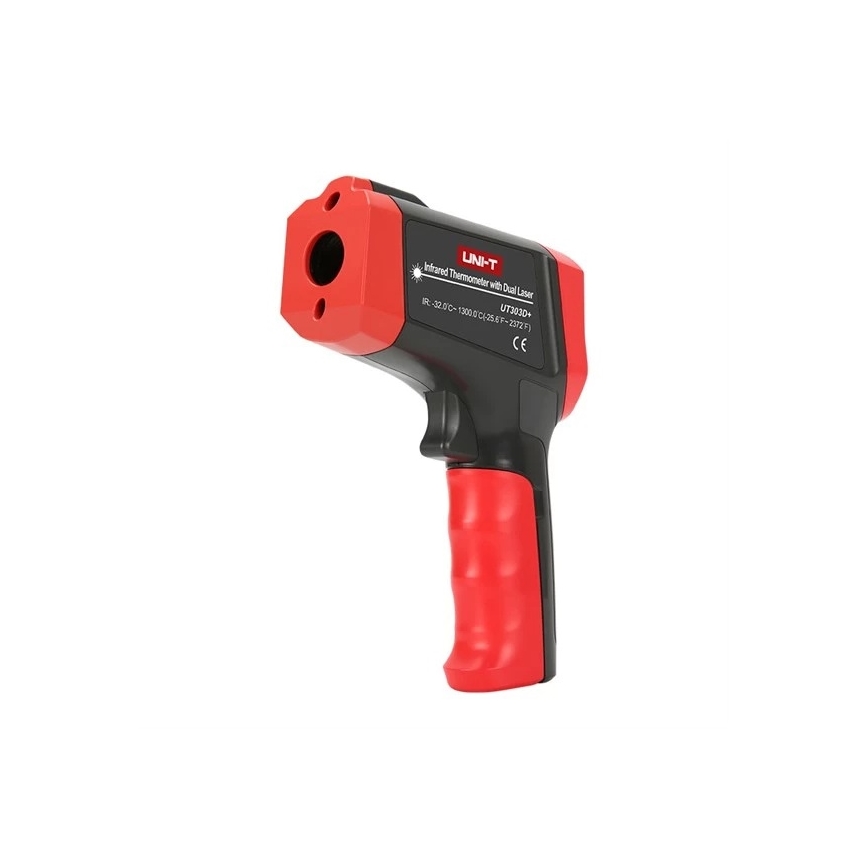 Uni-T UT303D+ - Infrarood contactloze thermometer 1x9V 6LR61 1300°C