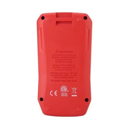 Uni-T UT673PV - Multimètre solaire MPPT
