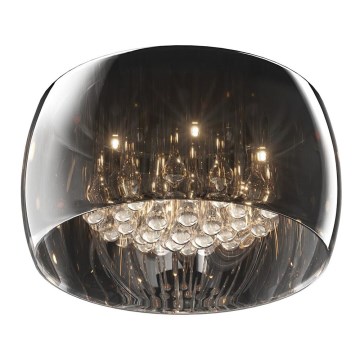 Universeel vervangend glas voor G9, Ø 40 cm, rookgrijs