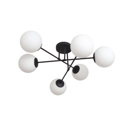 Universeel vervangingsglas MOON E27 diameter 16 cm wit