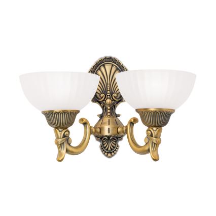 Universeel vervangingsglas ROCCA voor E27, Ø 17 cm, wit