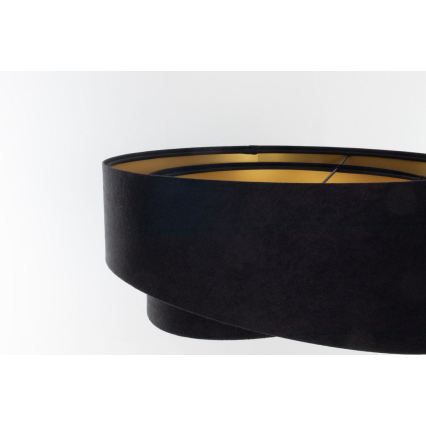 Universele lampenkap GALAXY E27 pr. 45 cm zwart/goud