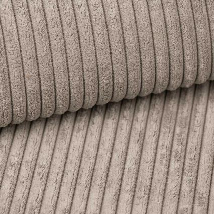 Universele L-vormige hoekbank met slaapfunctie en opbergruimte SALVADA beige