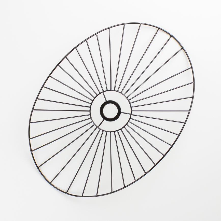 Universele lampenkap CURITIBA 40x56 cm zwart