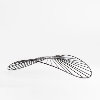 Universele lampenkap CURITIBA 40x56 cm zwart