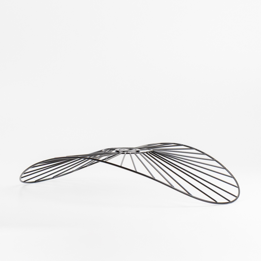 Universele lampenkap CURITIBA 40x56 cm zwart