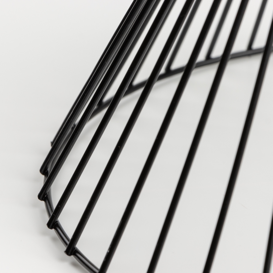 Universele lampenkap CURITIBA pr. 30 cm zwart