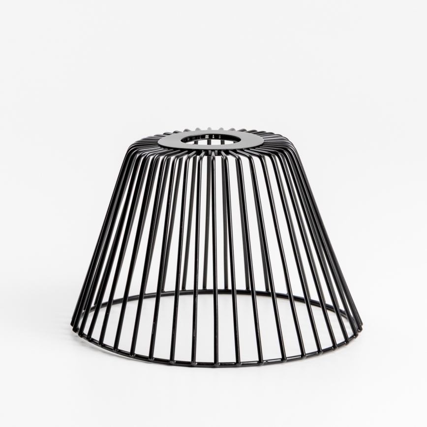 Universele lampenkap CURITIBA Ø 21 cm, zwart