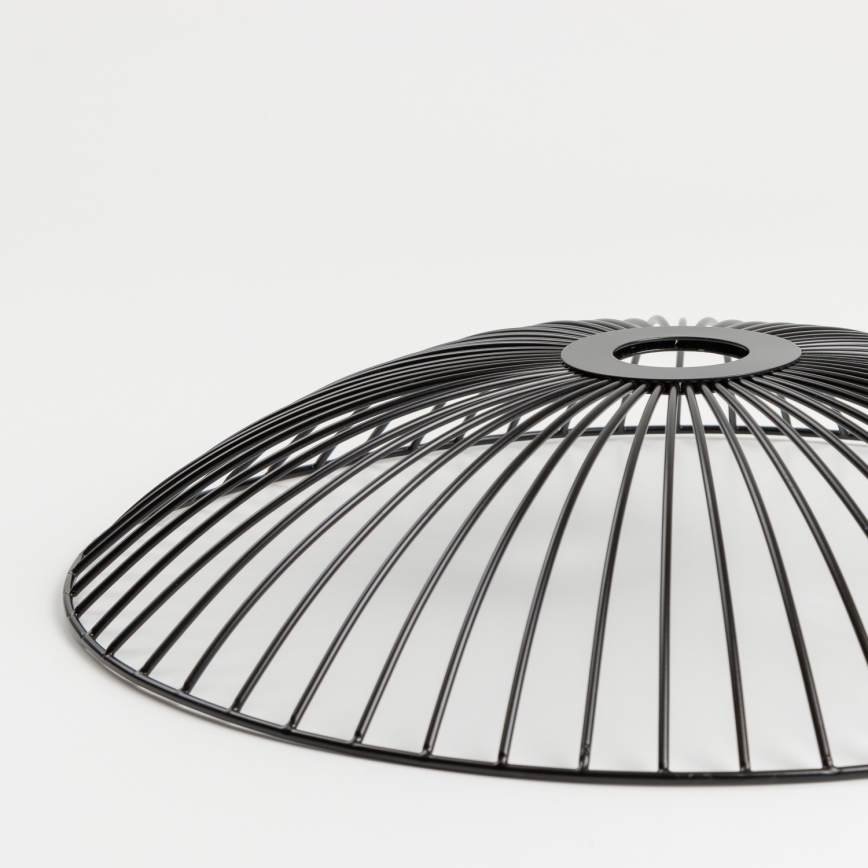 Universele lampenkap CURITIBA, Ø 26 cm, zwart