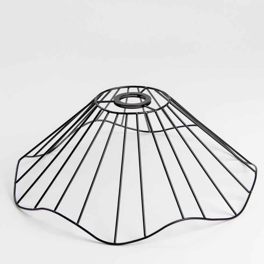 Universele lampenkap CURITIBA, Ø 40 cm, zwart