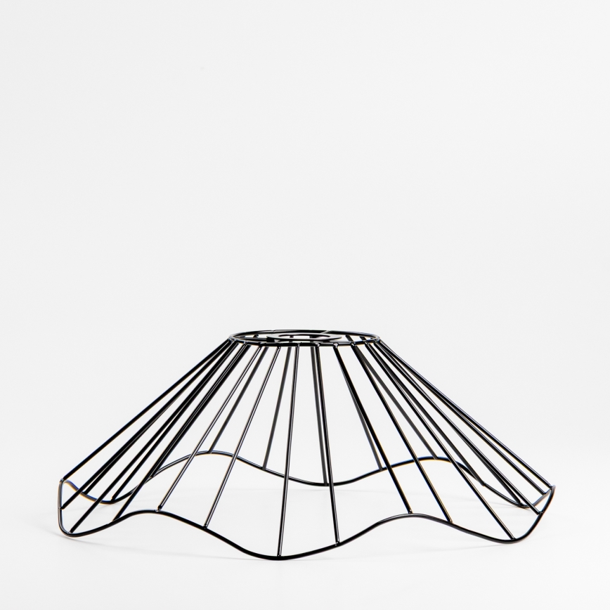 Universele lampenkap CURITIBA, Ø 40 cm, zwart