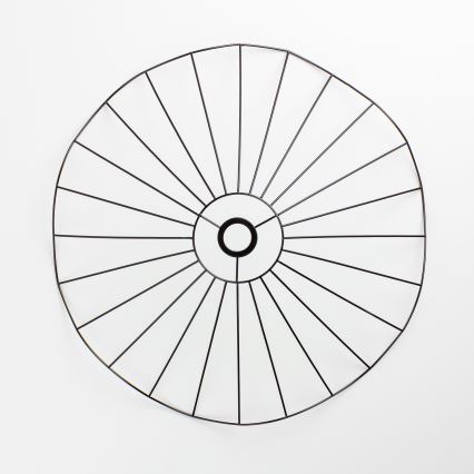 Universele lampenkap CURITIBA Ø 60 cm, zwart