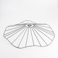 Universele lampenkap CURITIBA Ø 80 cm zwart