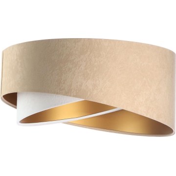 Universele lampenkap GALAXY E27 diameter 45 cm beige/wit/goud