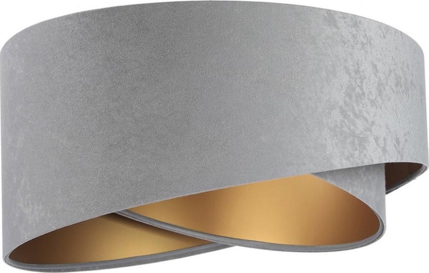 Universele lampenkap GALAXY E27 diameter 45 cm grijs/goud