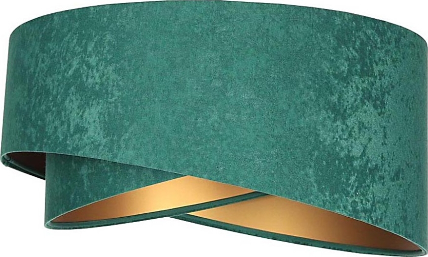 Universele lampenkap GALAXY E27 diameter 45 cm groen/goud