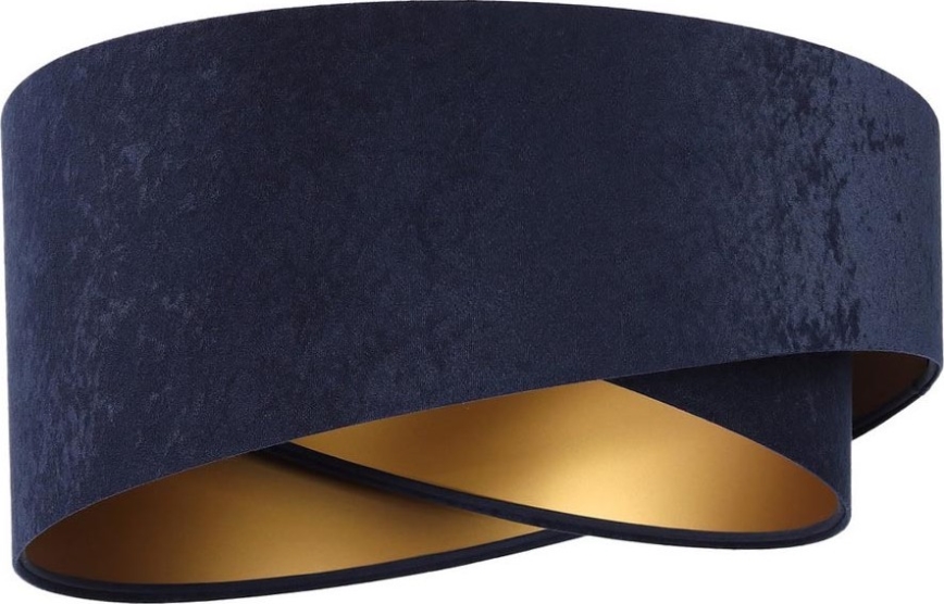 Universele lampenkap GALAXY E27 pr. 45 cm blauw/goud