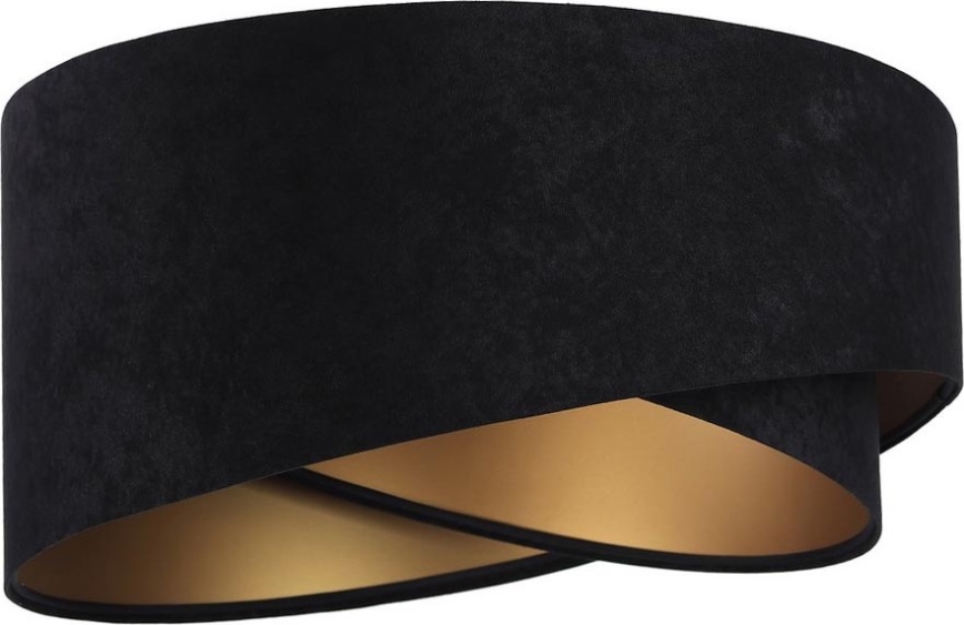 Universele lampenkap GALAXY E27 pr. 45 cm zwart/goud