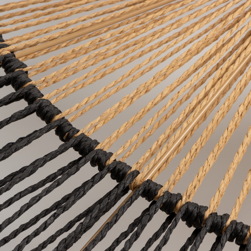 Universele lampenkap KERIA Ø 100 cm bruin/zwart