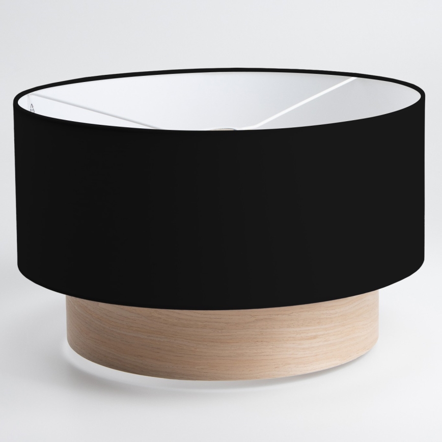 Universele lampenkap KERIA Ø 50 cm zwart/bruin