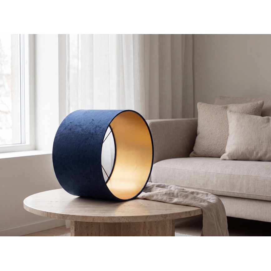 Universele lampenkap STANDART E27 Ø 45 cm blauw/goud