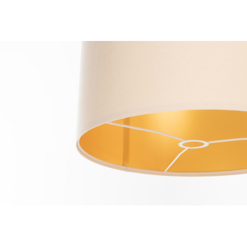 Universele lampenkap STANDART E27 Ø 45 cm crème/goud