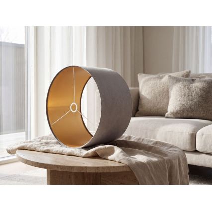 Universele lampenkap STANDART E27 Ø 45 cm grijs/goud