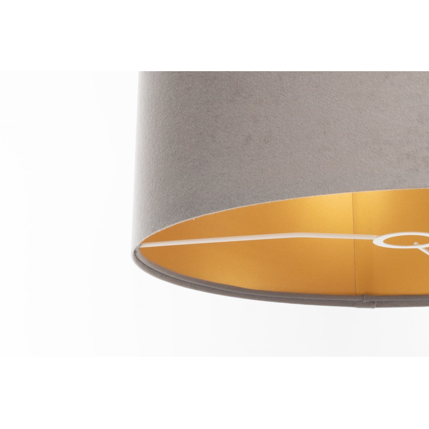 Universele lampenkap STANDART E27 Ø 45 cm grijs/goud